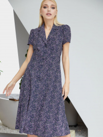 Платья VOVK модель 09832 темно-синій Фото