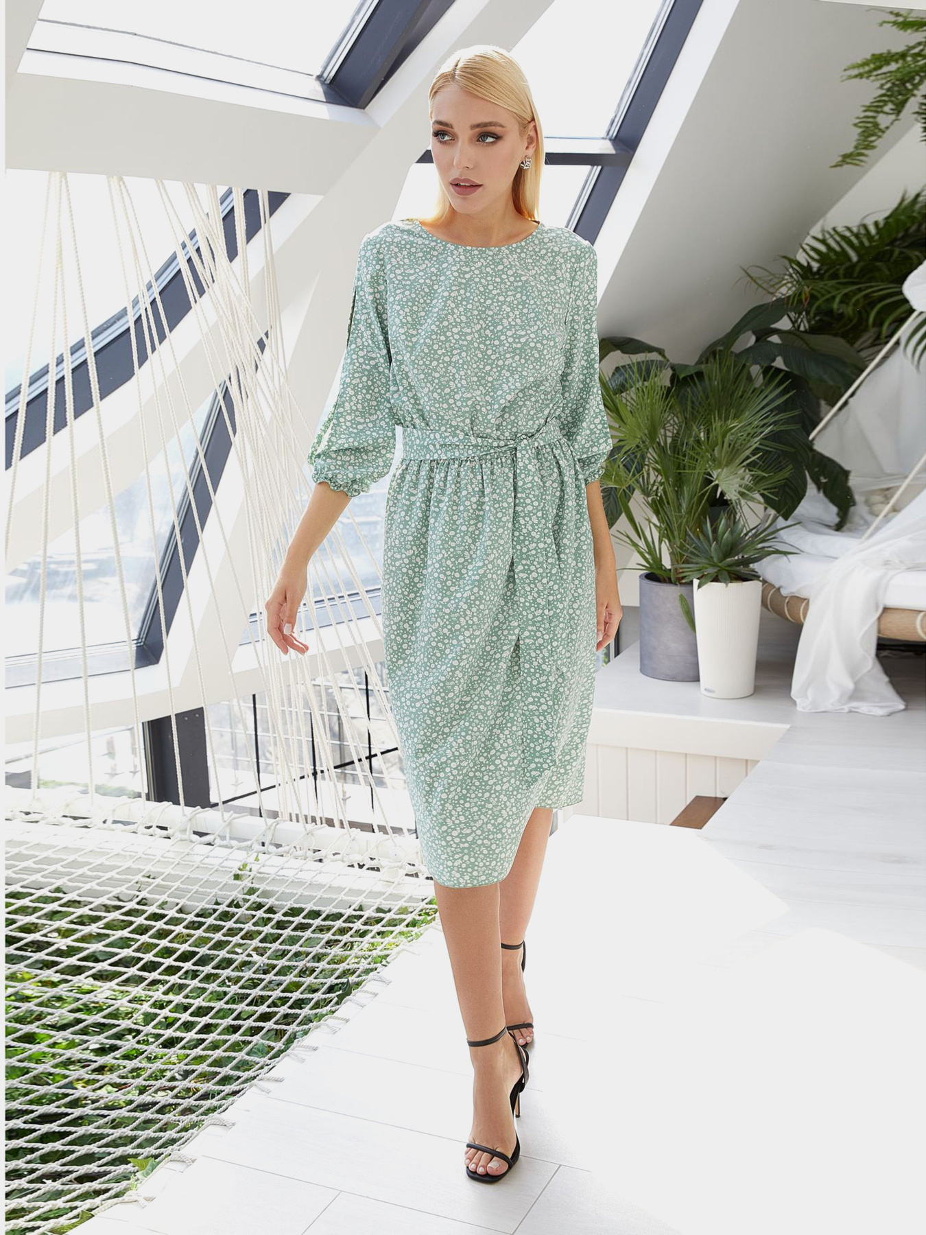 Сукні VOVK модель 011102 квіти Фото