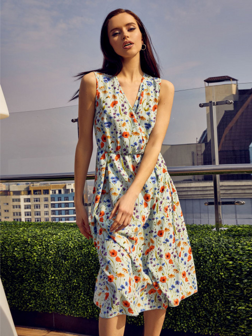 Сукні VOVK модель 010893 квіти Фото