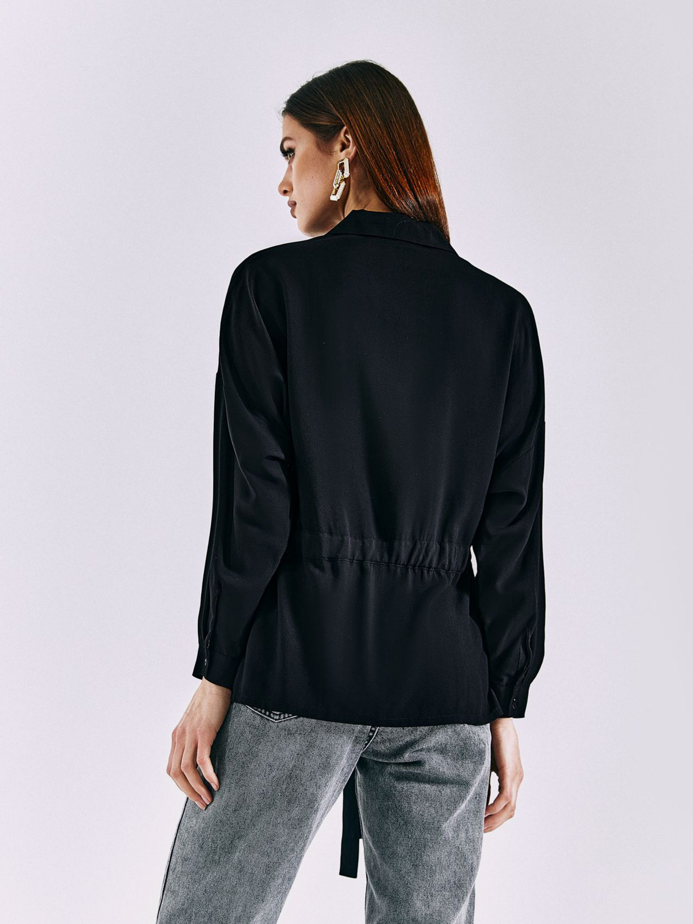 Блуза VOVK модель 010957 чорний Фото