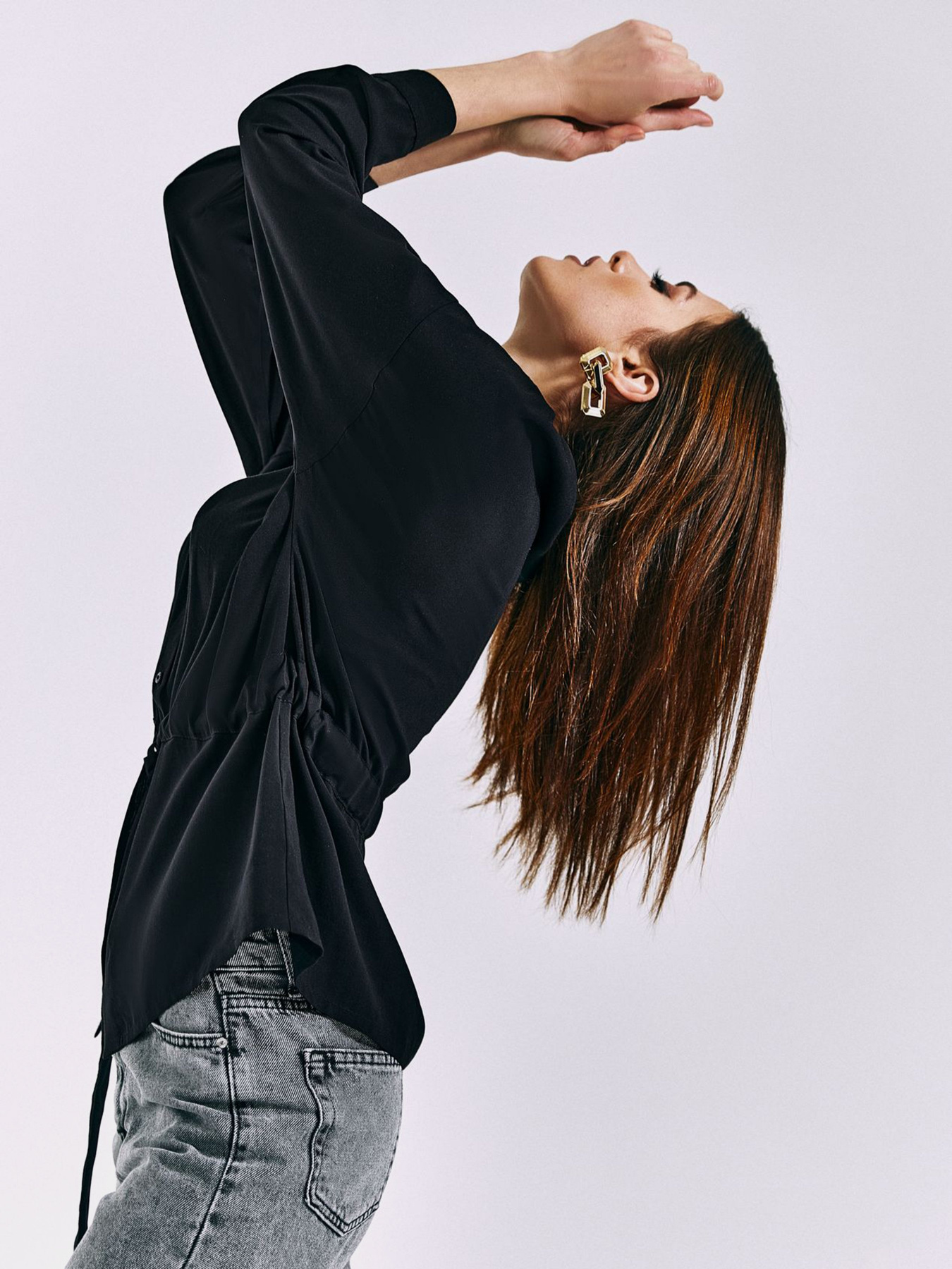 Блуза VOVK модель 010957 чорний Фото