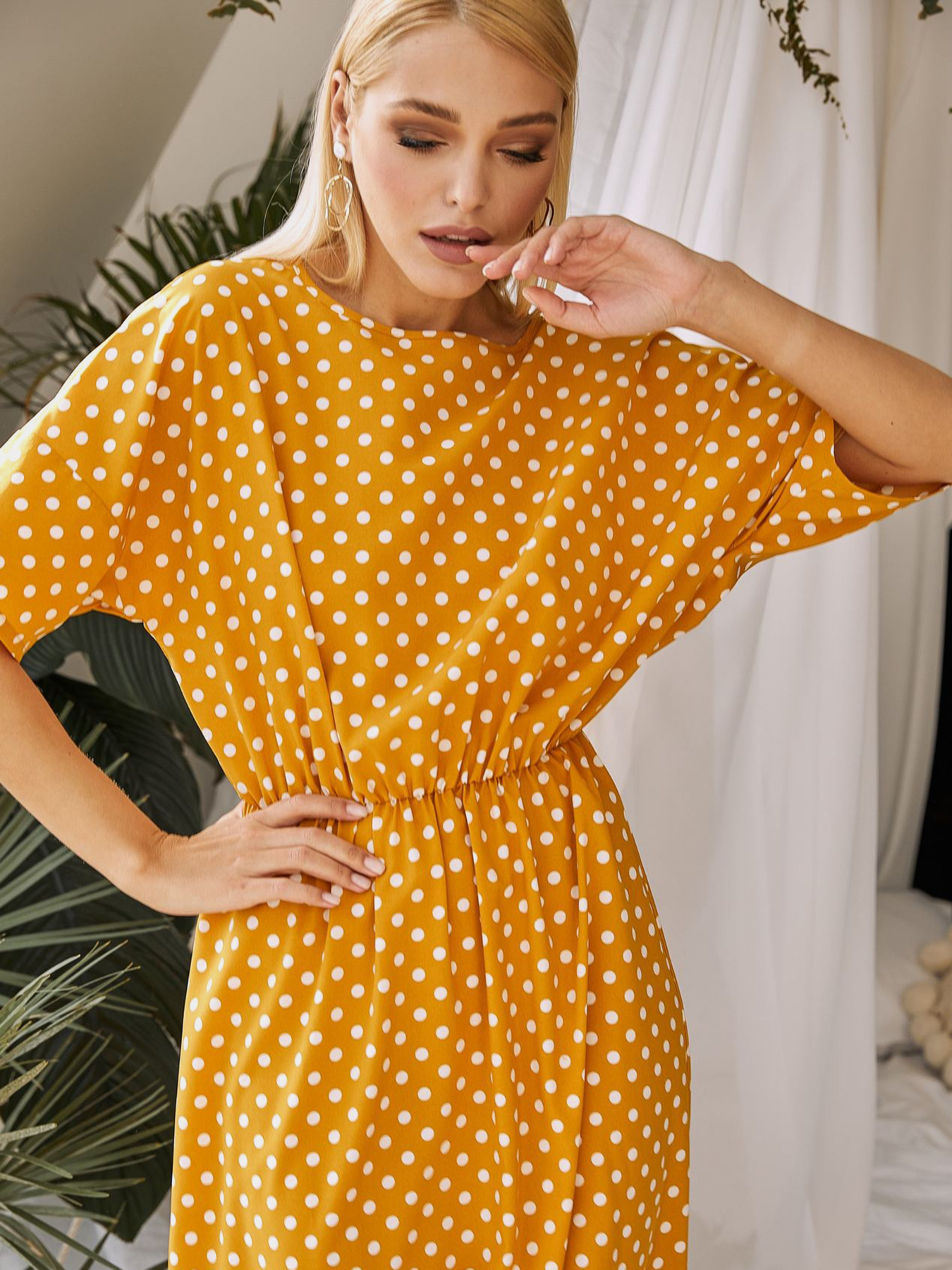 Сукні VOVK модель 011008 гірчичний Фото