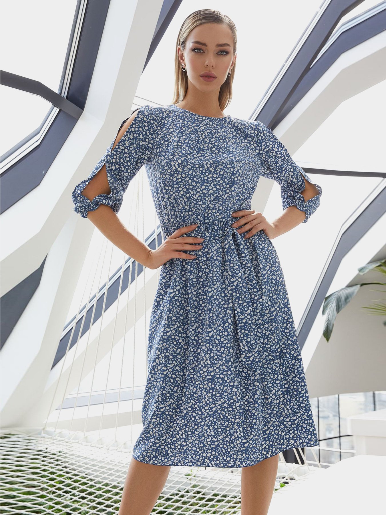 Сукні VOVK модель 011101 блакитний Фото