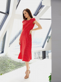 Платья VOVK модель 011172 червоний Фото