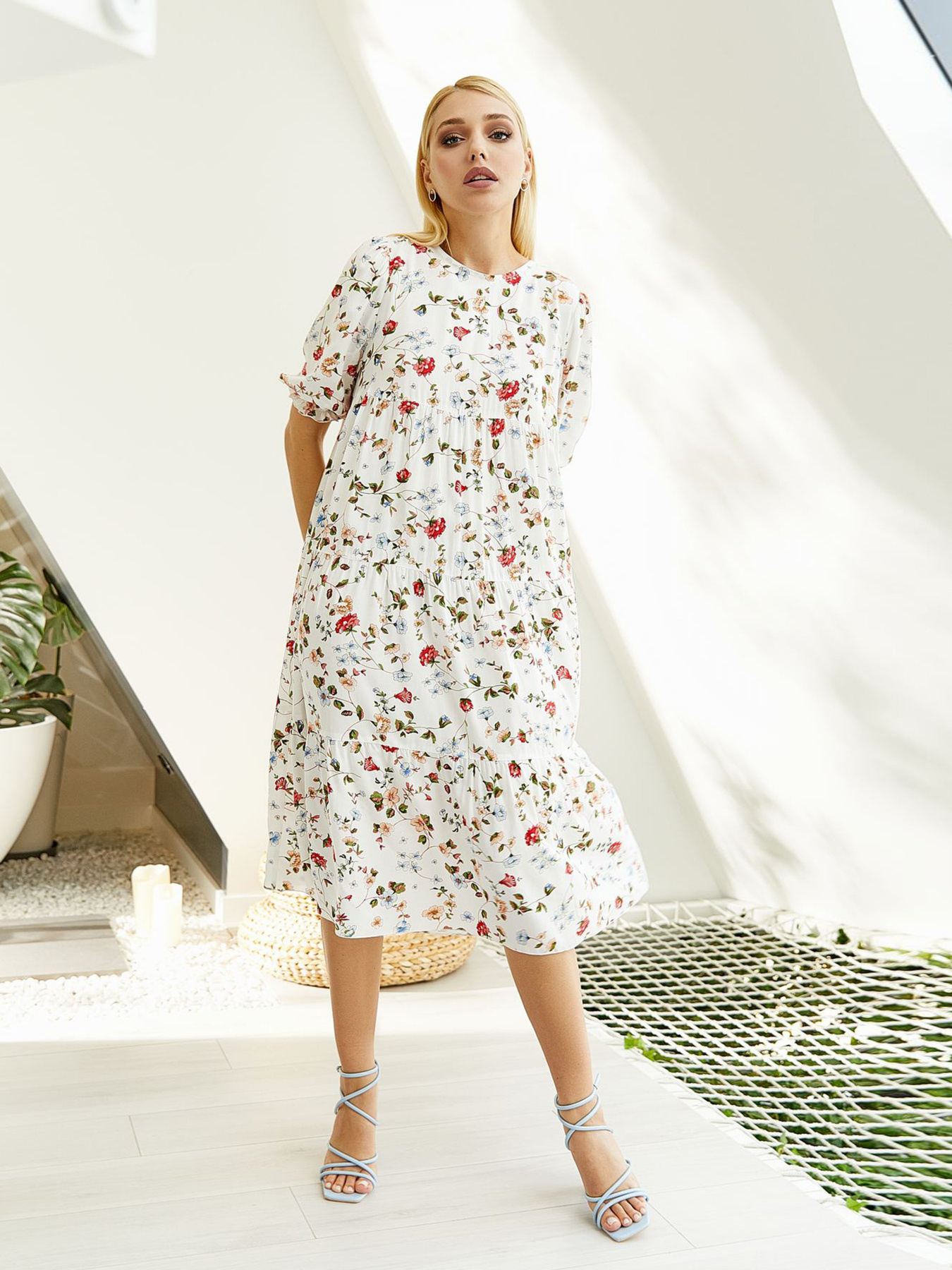 Сукні VOVK модель 011189 квіти Сукні VOVK модель 011189 квіти Фото