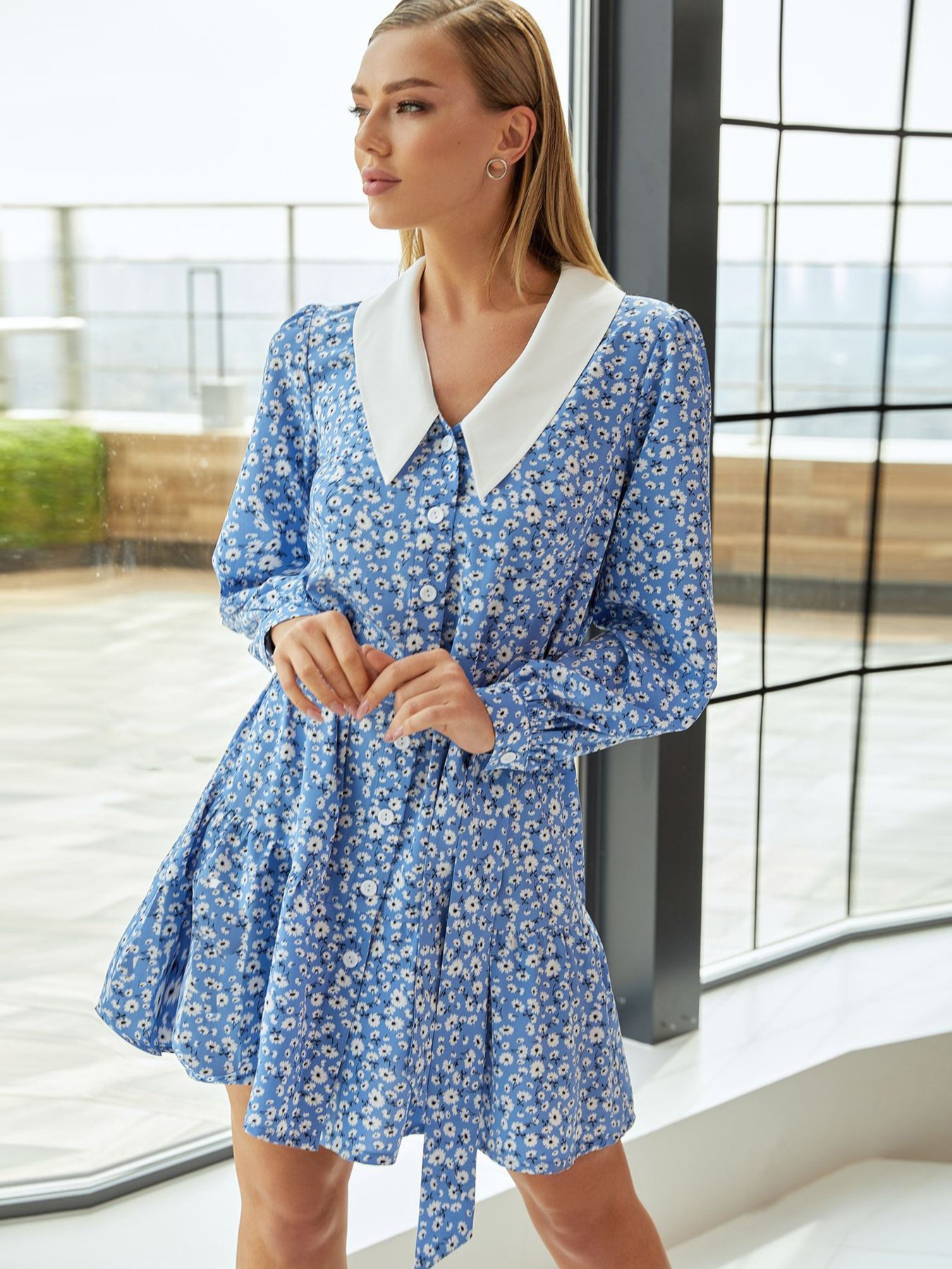 Сукні VOVK модель 011217 блакитний Фото