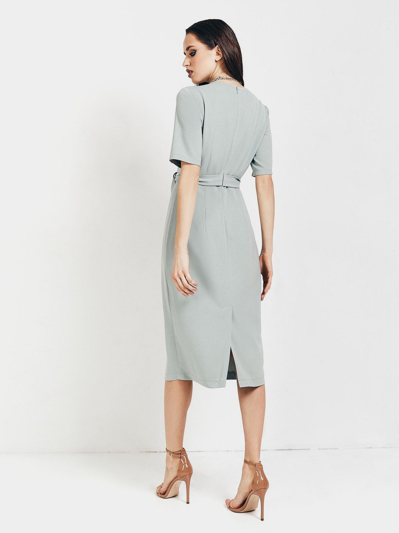 Сукні VOVK модель 010876 шалфей Фото