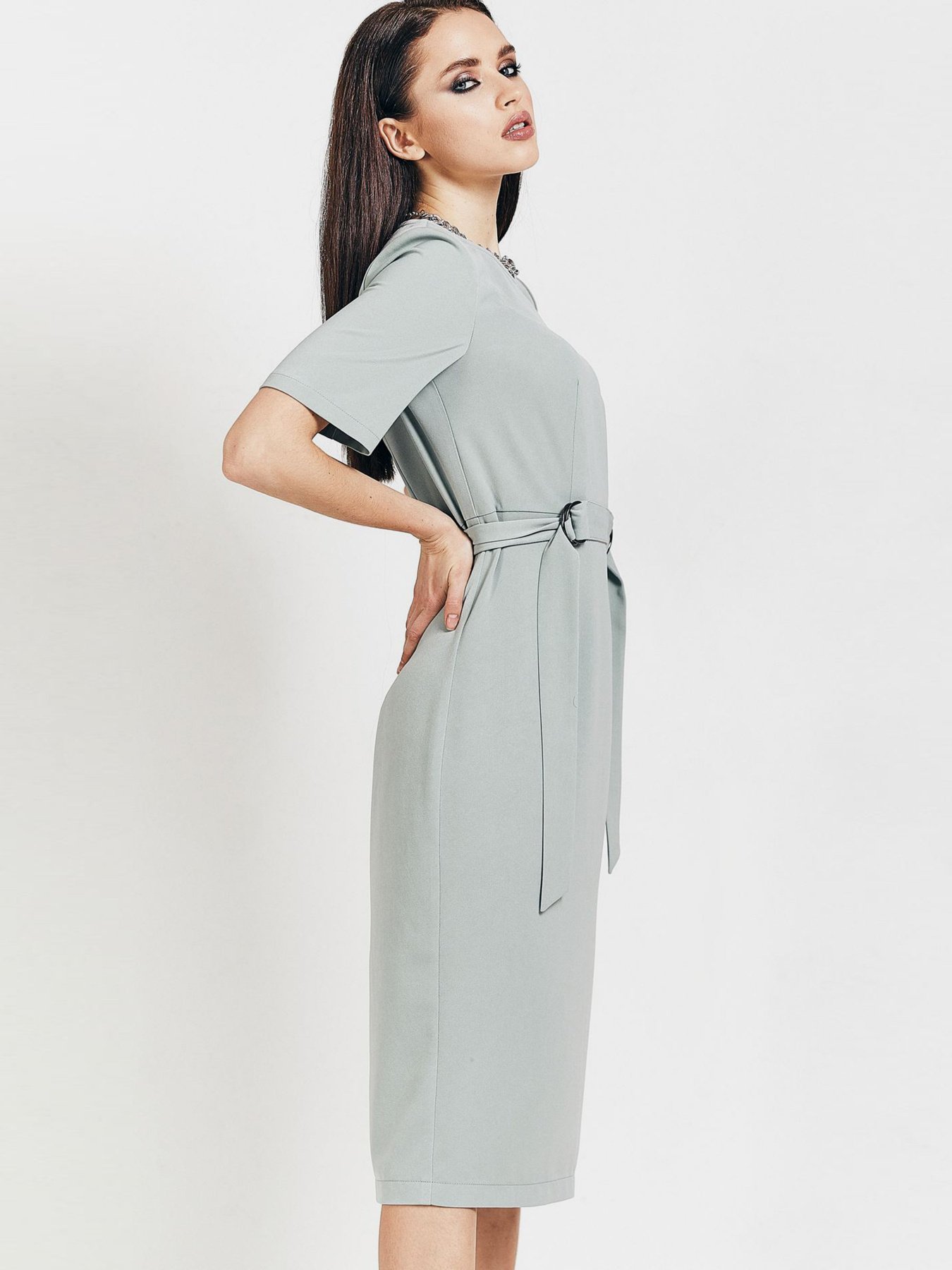 Сукні VOVK модель 010876 шалфей Фото