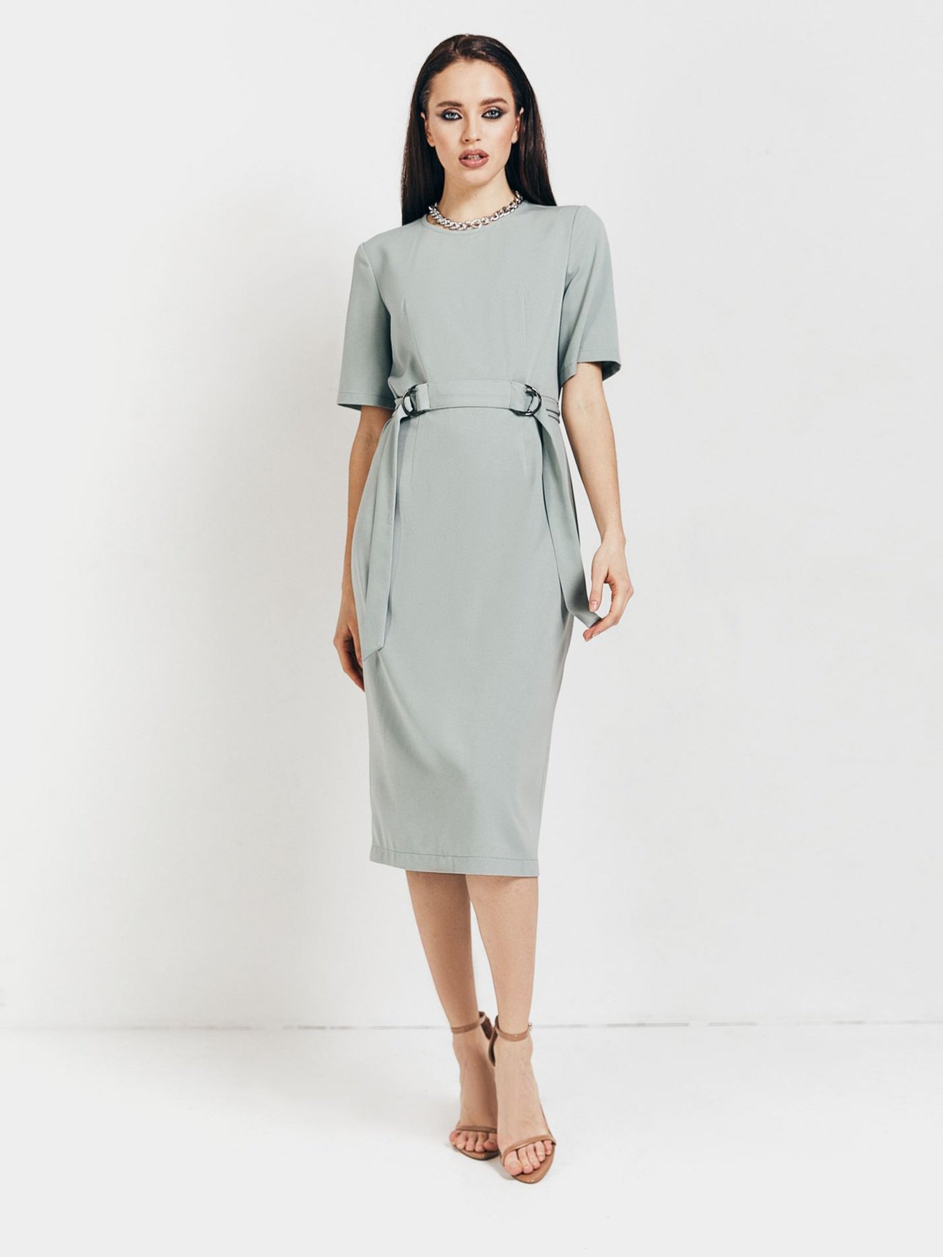 Сукні VOVK модель 010876 шалфей Фото