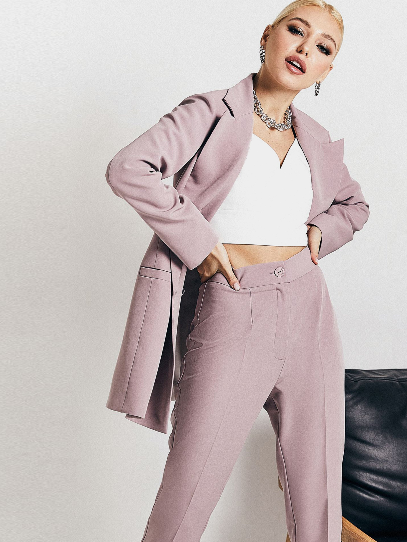 Брюки повседневные VOVK модель 010920 фрезовий Фото