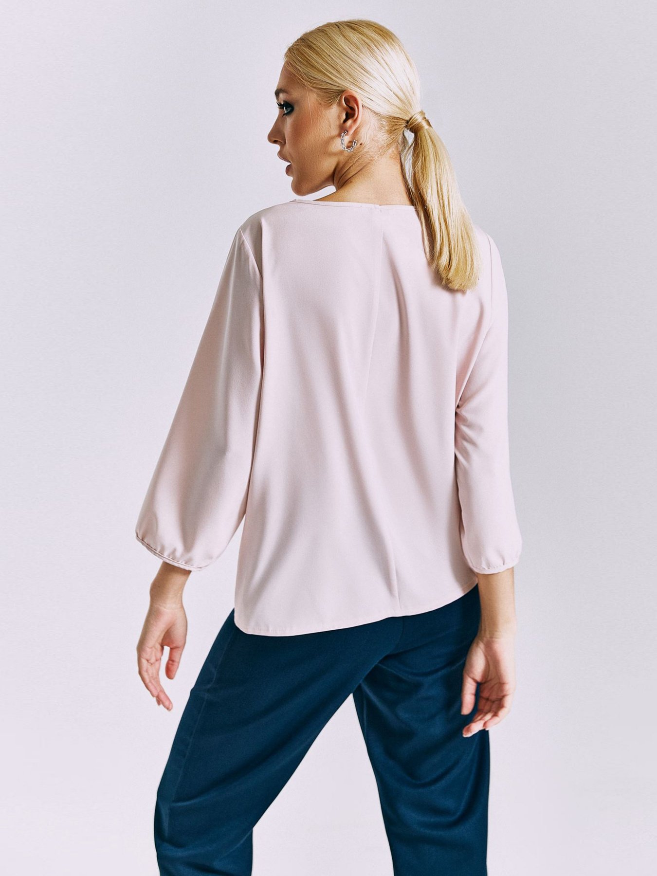 Блуза VOVK модель 010933 пудровий Фото