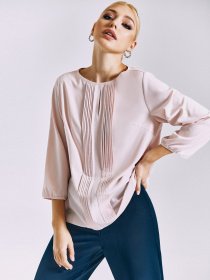 Блуза VOVK модель 010933 пудровий Фото