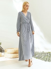 Платья VOVK модель 08815 смужка Фото