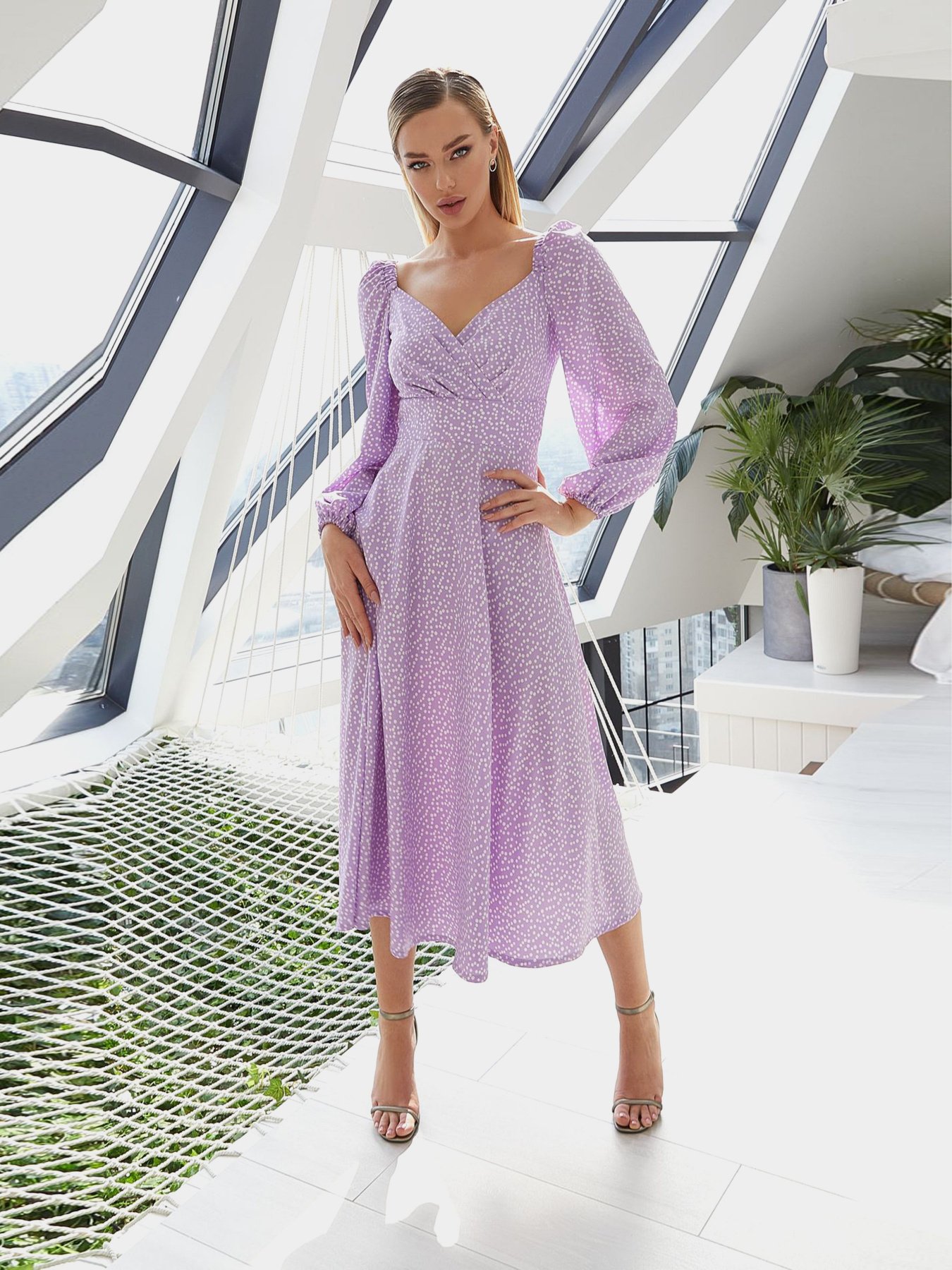 Сукні VOVK модель 011083 лавандовий Фото