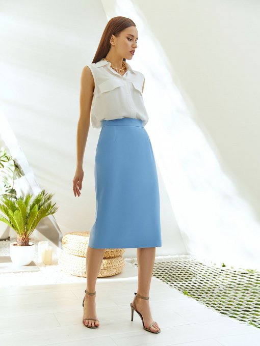 Юбки VOVK модель 011105 блакитний Фото