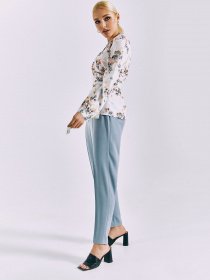 Брюки повседневные VOVK модель 010874 сіро-небесний Фото