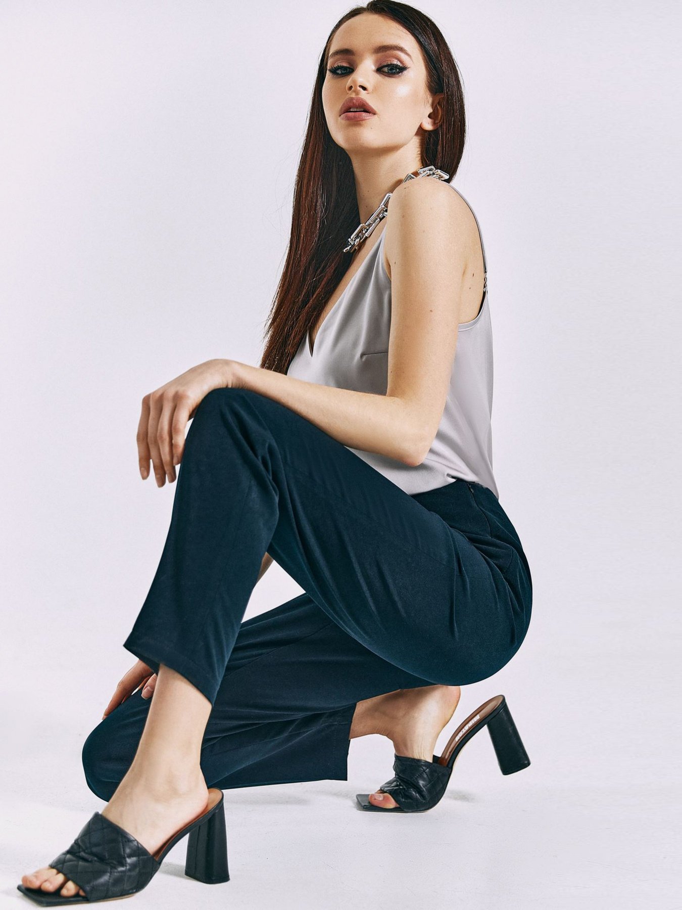 Брюки повседневные VOVK модель 010875 темно-синій Фото