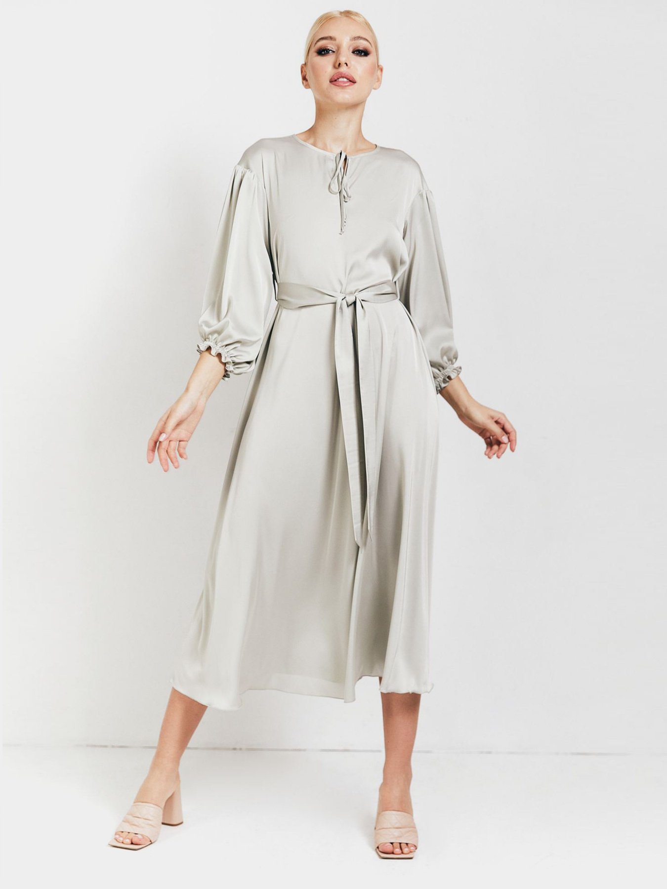 Платья VOVK модель 010976 шалфей Фото