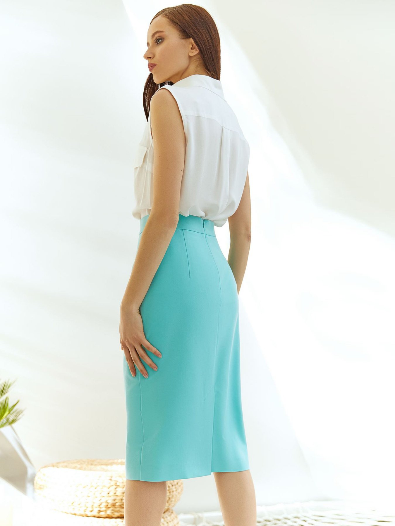 Спідниці VOVK модель 011107 бірюзовий Фото