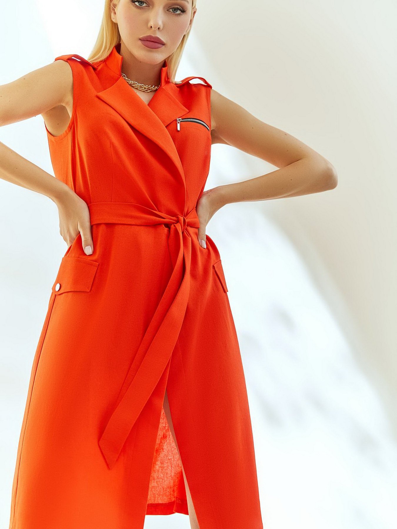 Сукні VOVK модель 011293 червоний Фото