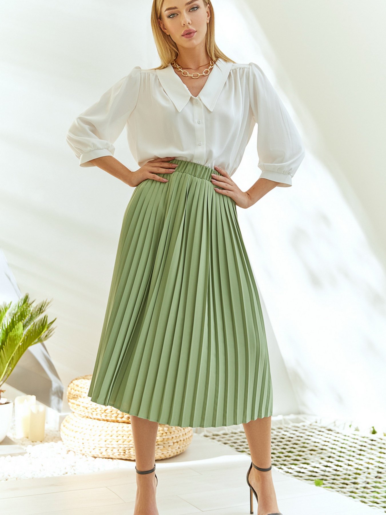 Блуза VOVK модель 011322 молочний Фото