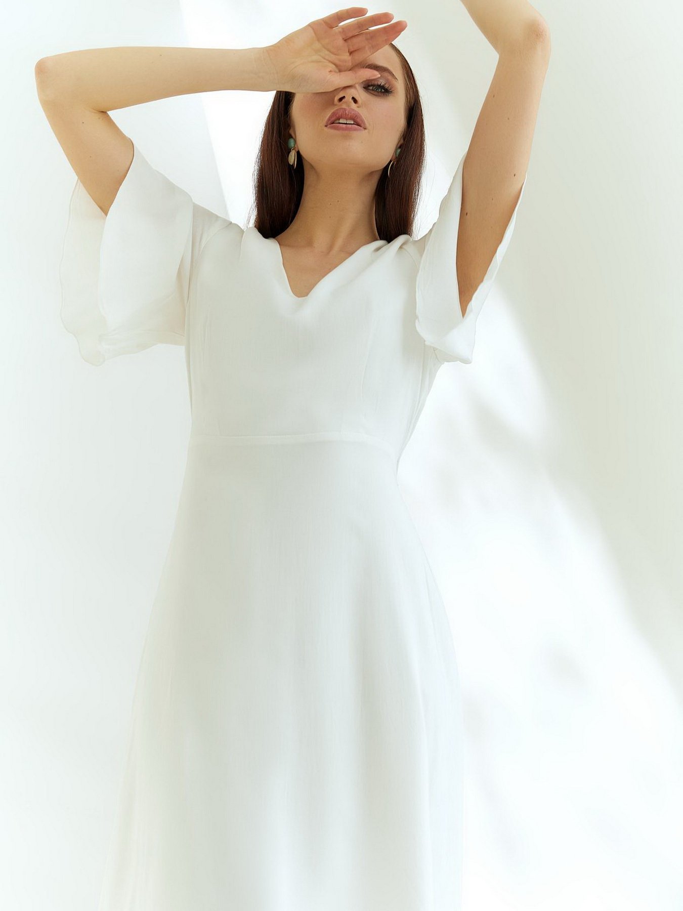 Платья VOVK модель 09801 молочний Фото