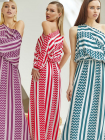 Платья VOVK модель 09900 червоний Фото