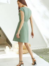 Платья VOVK модель 011194 хакі Фото