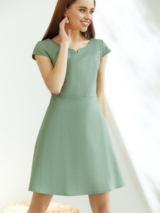 Платья VOVK модель 011194 хакі Фото