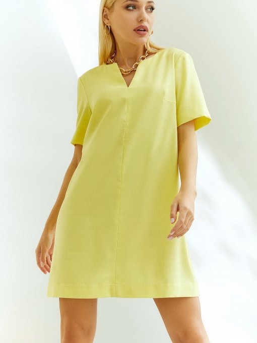 Платья VOVK модель 011350 жовтий Фото