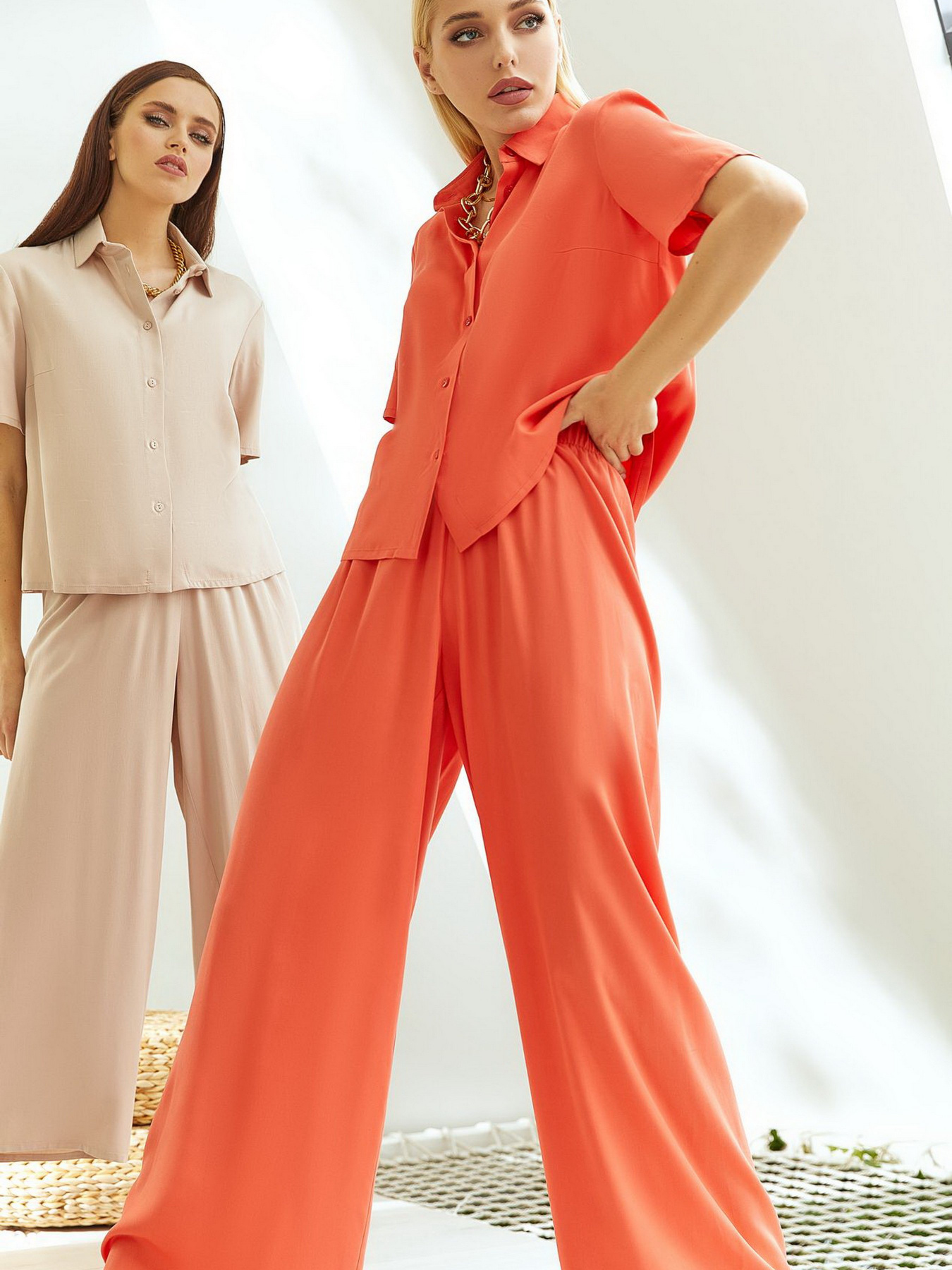 Костюми VOVK модель 011354 кораловий Фото