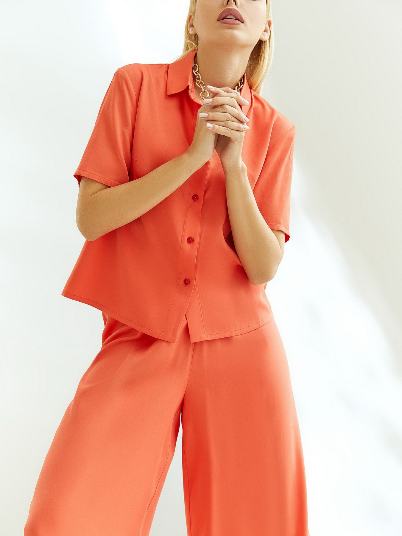 Костюмы VOVK модель 011354 кораловий Фото