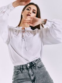 Блуза VOVK модель 010936 молочний Фото