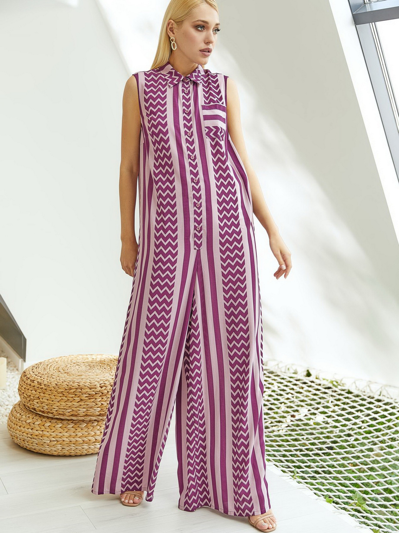 Комбинезоны VOVK модель 010437 фіолетовий Фото