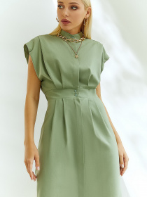 Платья VOVK модель 011288 шалфей Фото