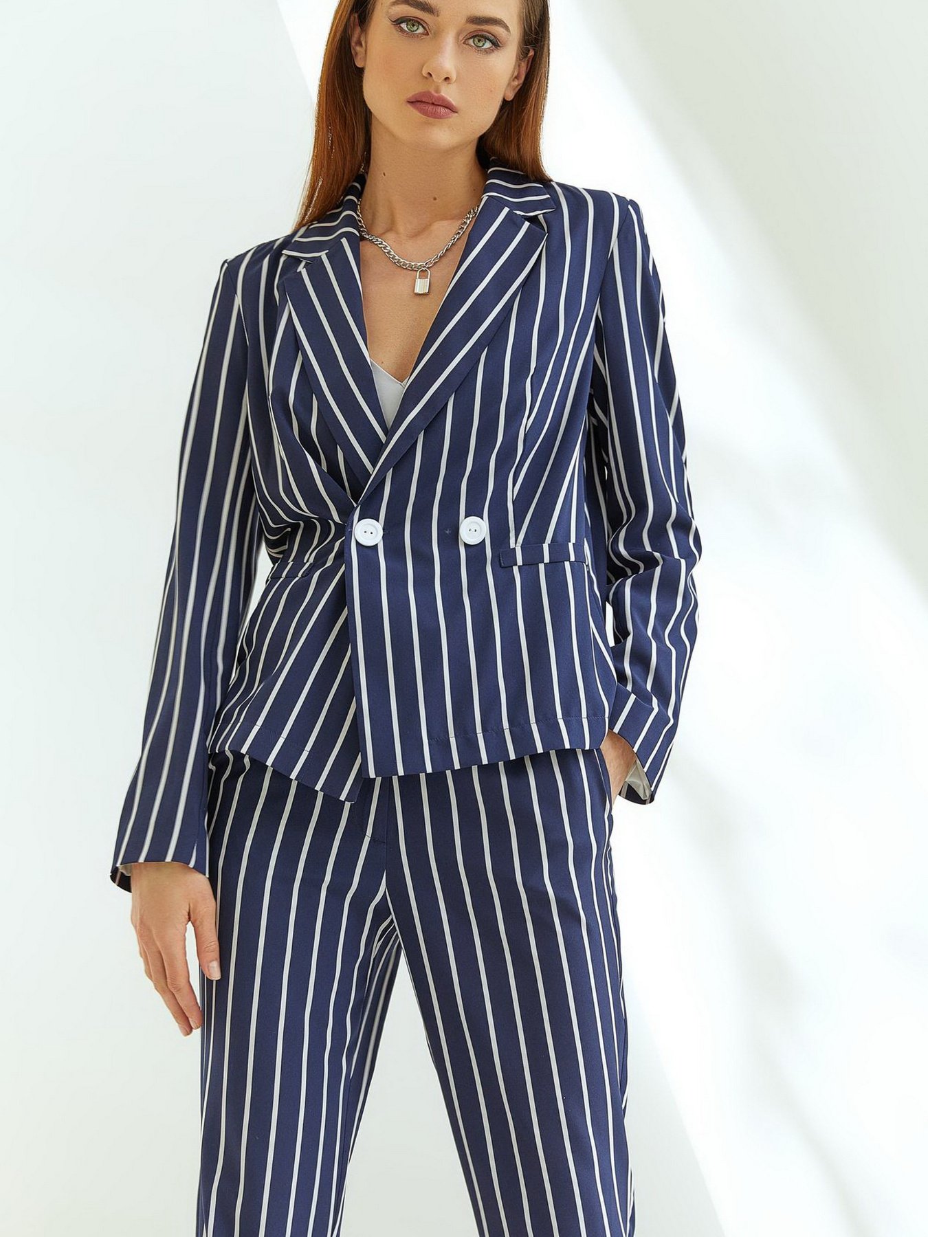 Костюми VOVK модель 09552 смужка Фото