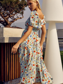 Платья VOVK модель 09408 квіти Фото