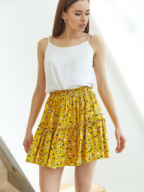 Юбки VOVK модель 09906 квіти Фото