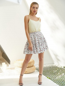 Юбки VOVK модель 09907 квіти Фото