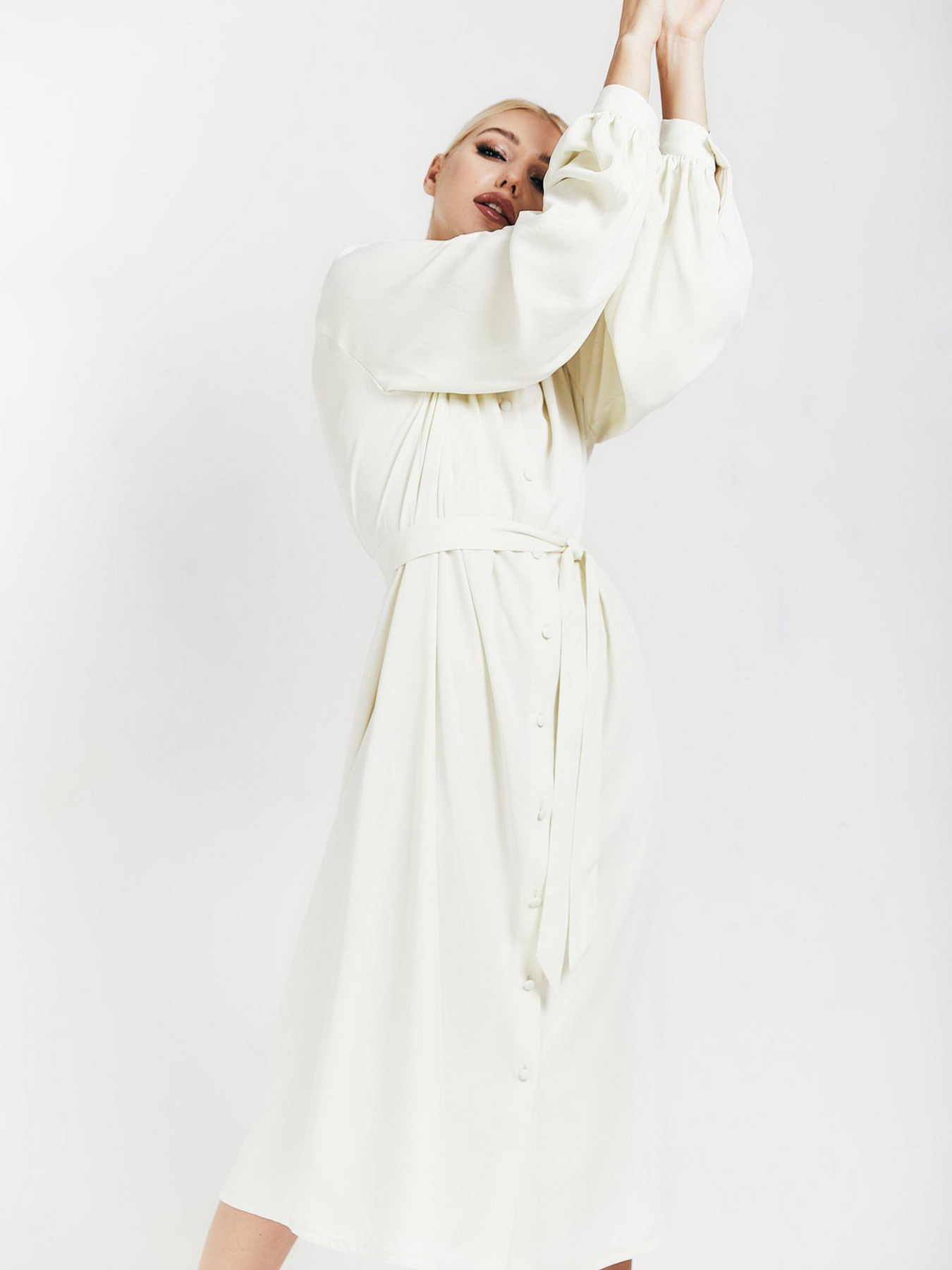 Платья VOVK модель 010884 ванільний Фото