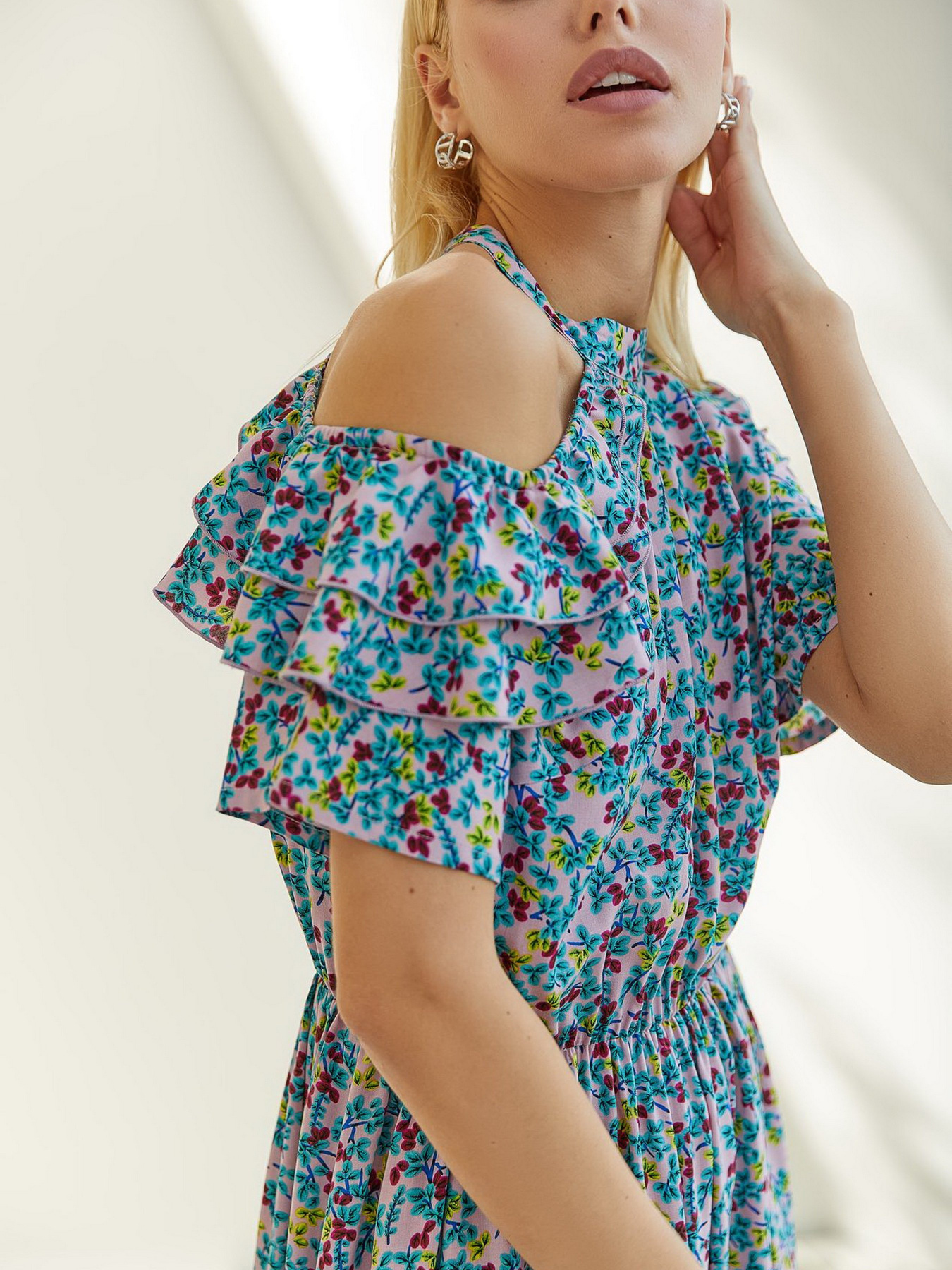 Сукні VOVK модель 08813 квіти Фото