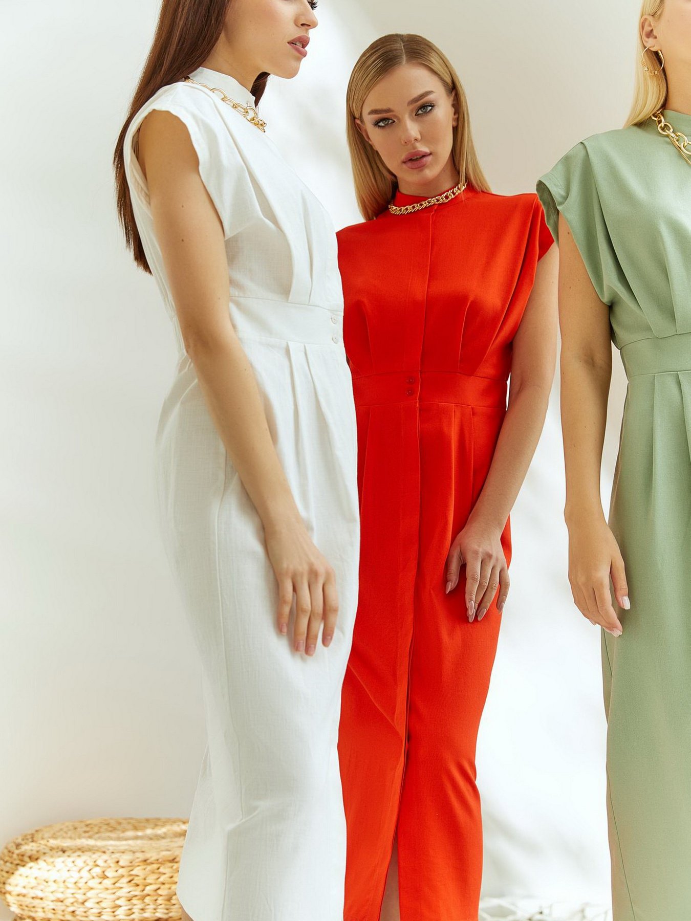 Платья VOVK модель 09883 молочний Фото