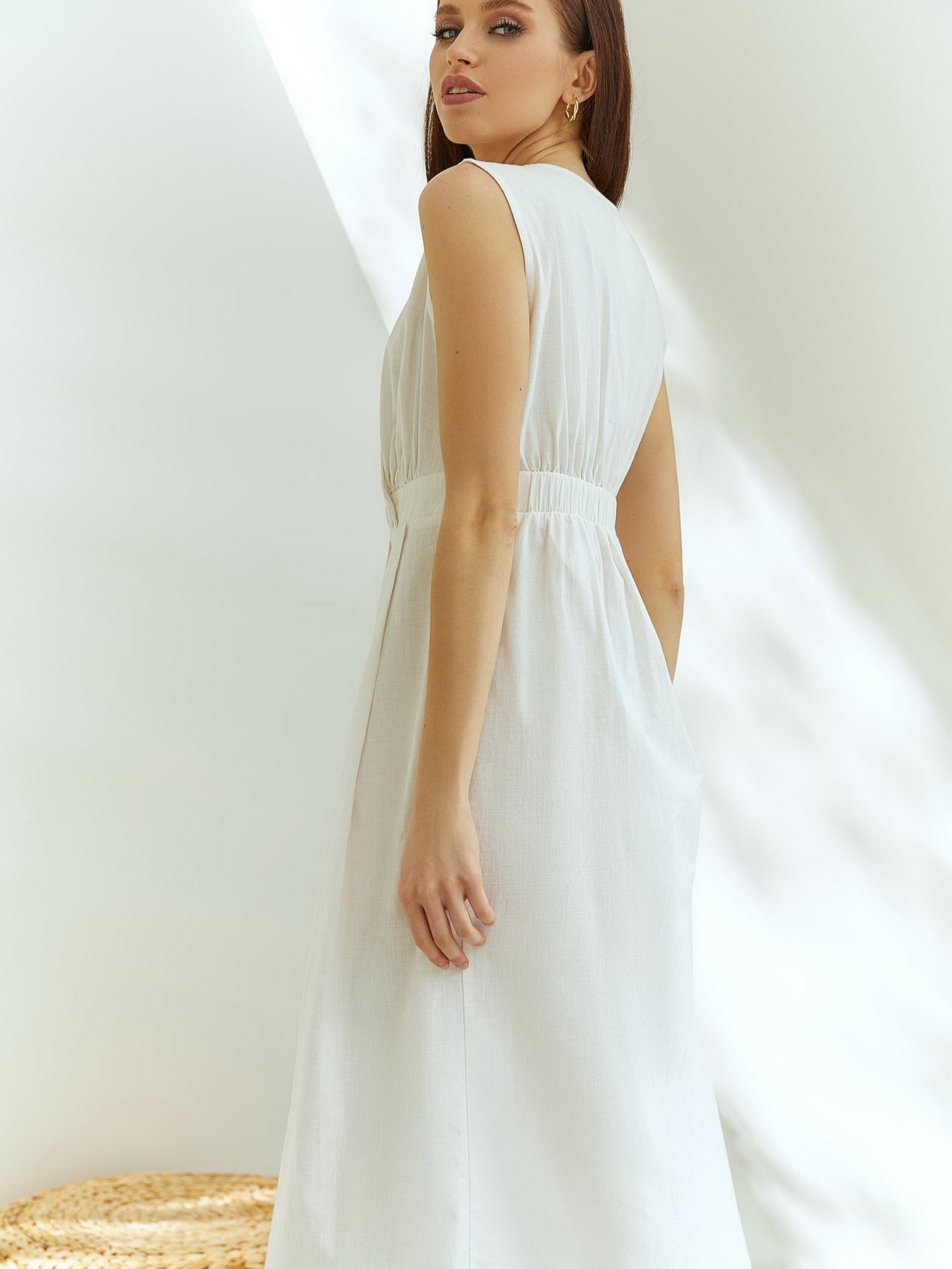 Платья VOVK модель 09882 молочний Фото