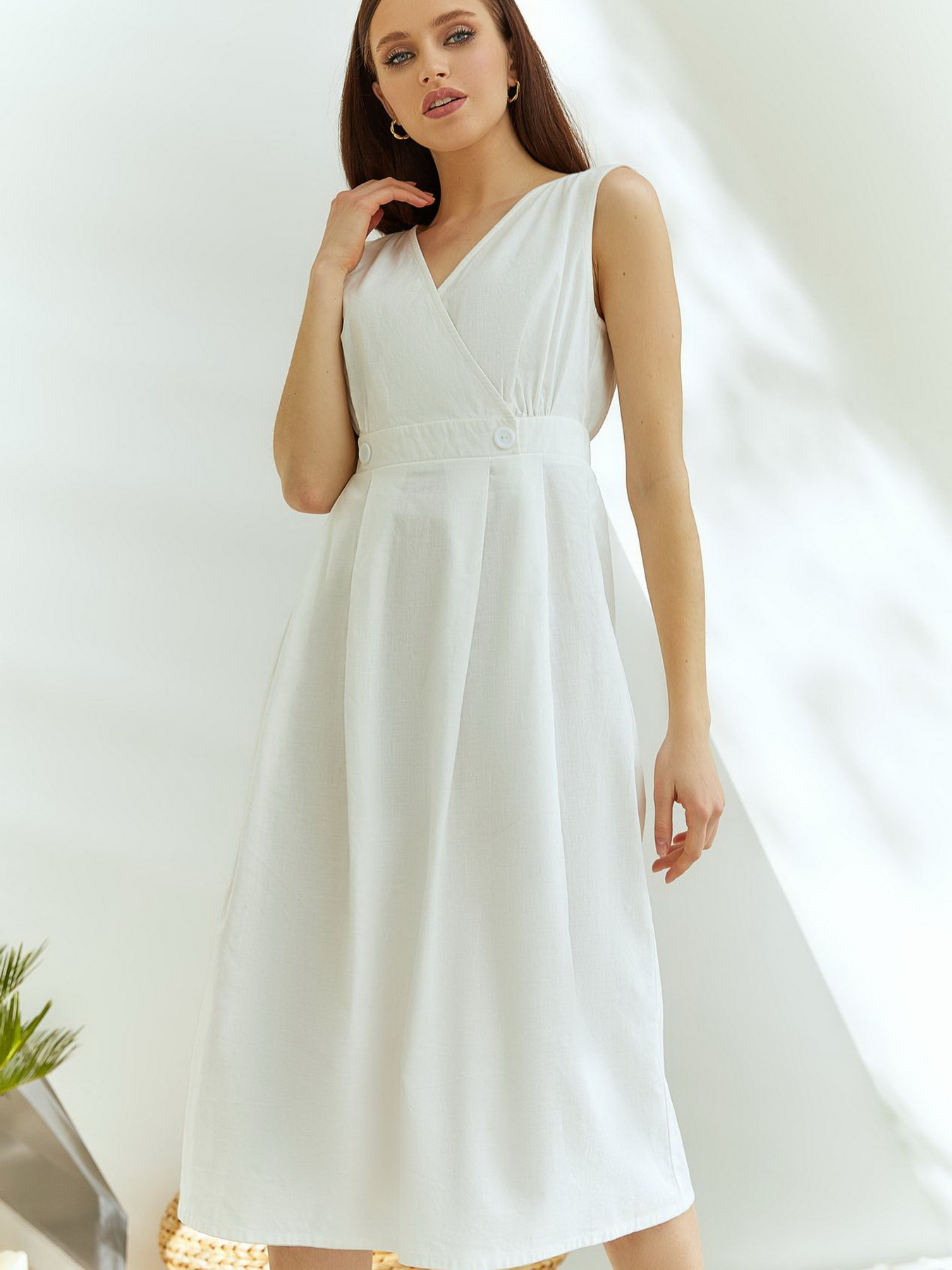 Платья VOVK модель 09882 молочний Фото