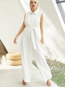 Комбинезоны VOVK модель 09944 молочний Фото