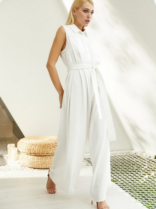 Комбинезоны VOVK модель 09944 молочний Фото