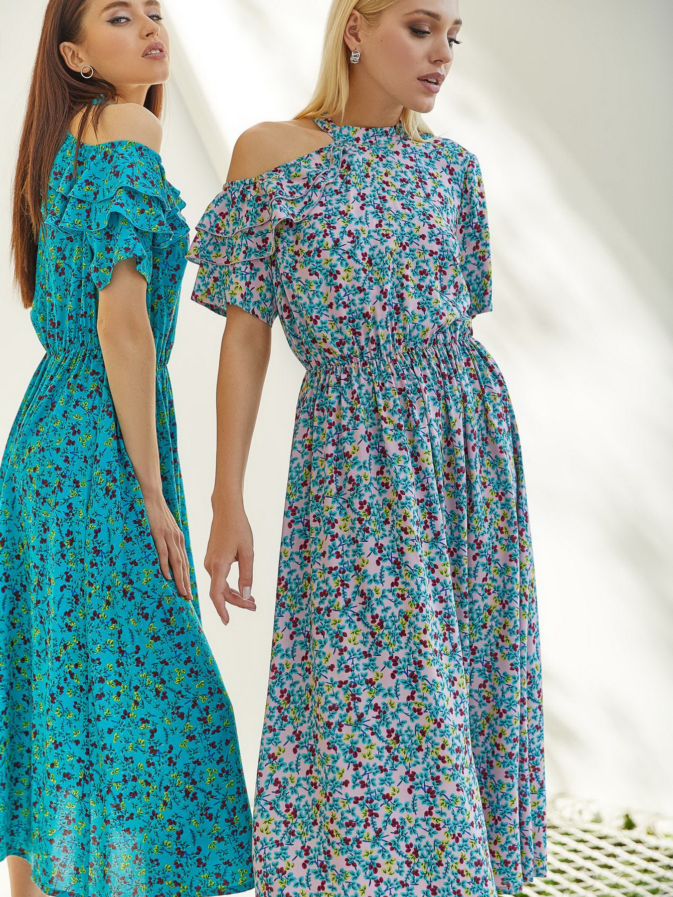 Платья VOVK модель 08814 квіти Фото