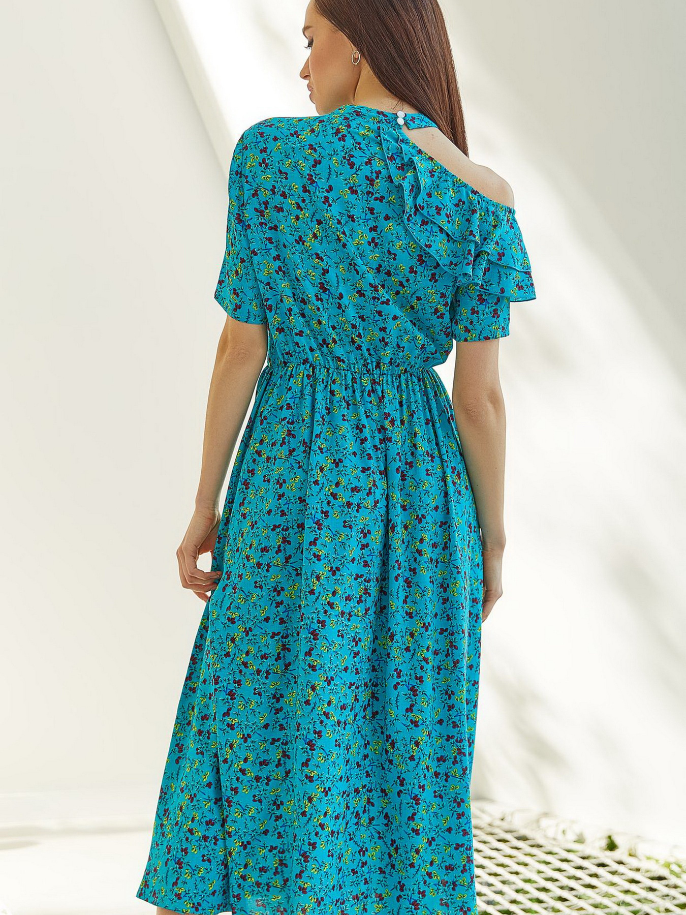 Платья VOVK модель 08814 квіти Фото