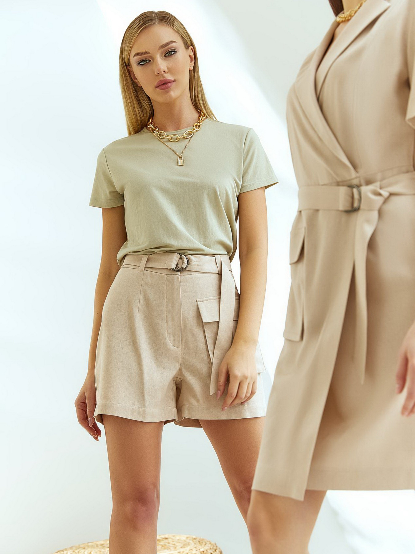 Шорты VOVK модель 011290 капучіно Фото