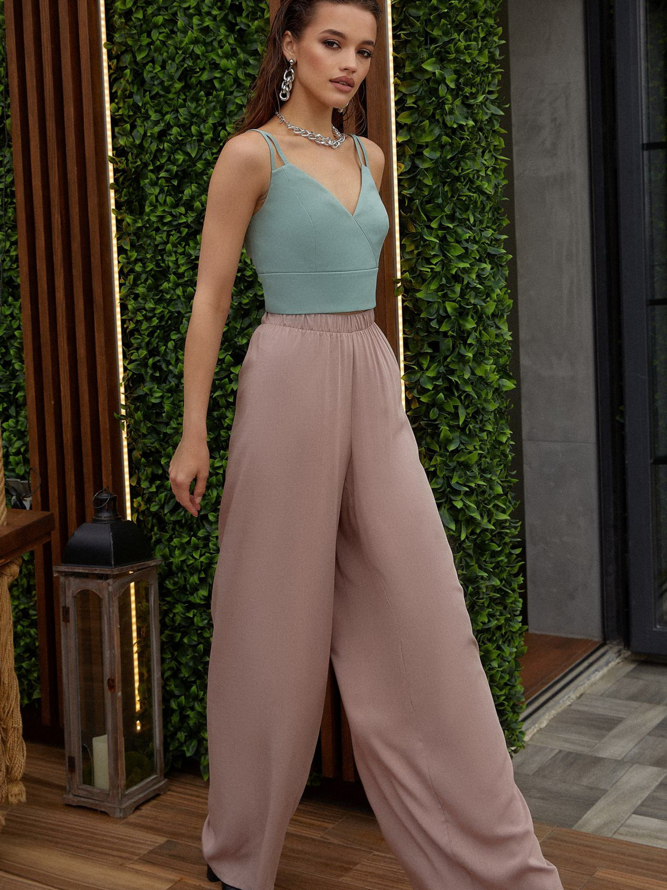 Топ VOVK модель 011617 шалфей Фото